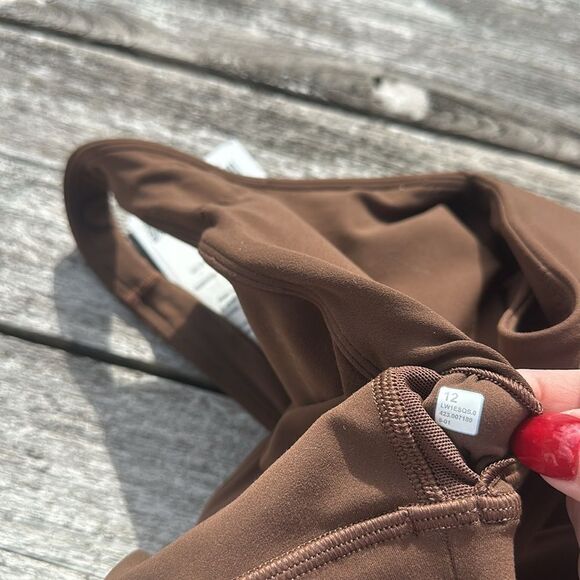 Lululemon Align Bodysuit Java Brown thong cut size 12 NWT - Picture 8 of 8